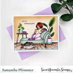 Sweet November Stamps Libby and Laura Clear Stamp Set sns-sg-ll-25 samantha