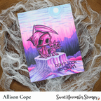 Sweet November Stamps Lil Grimmy Scary and Sweet Clear Stamp Set sns-hw-lg-24