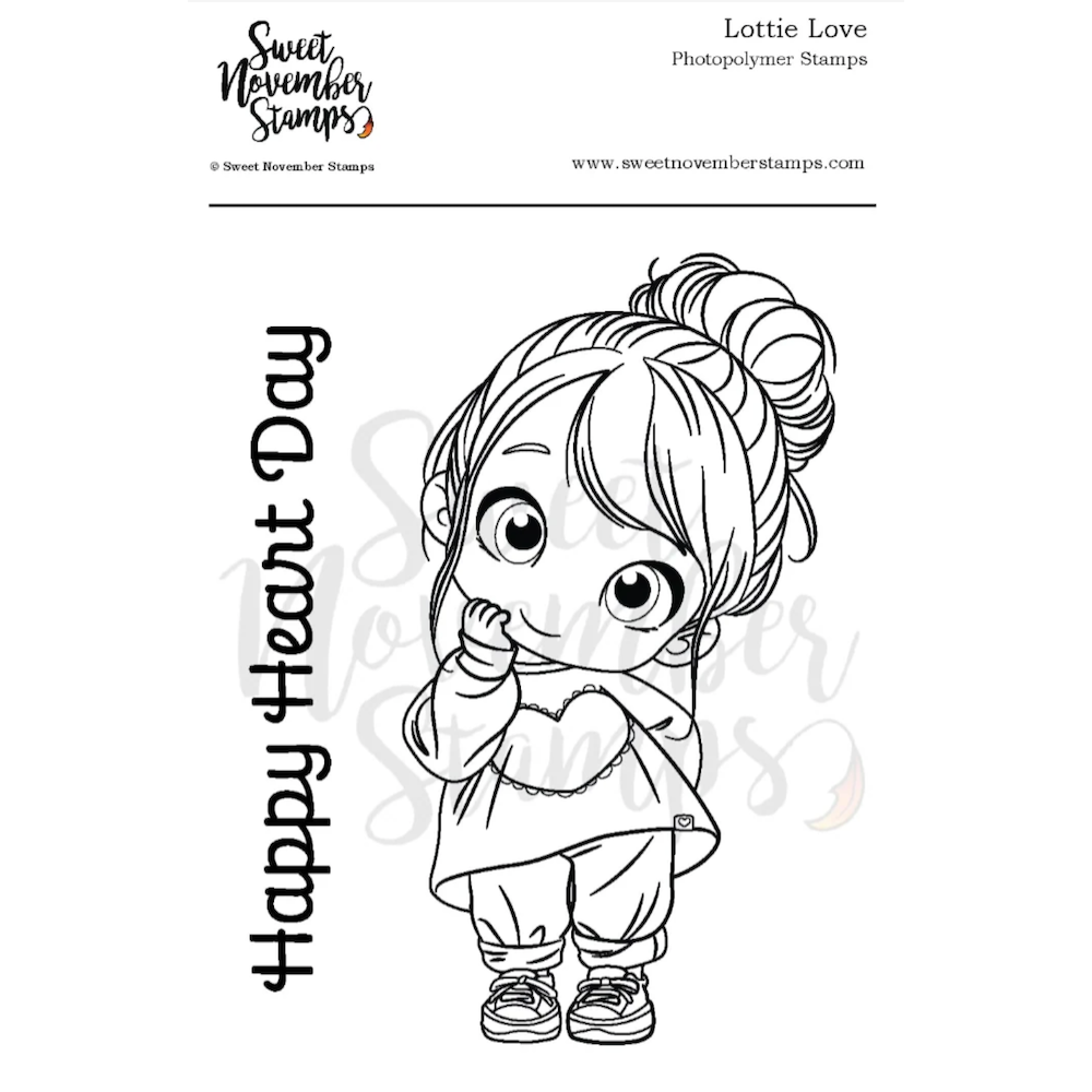 Sweet November Stamps Lottie Love Clear Stamp Set sns-ch-ll-26