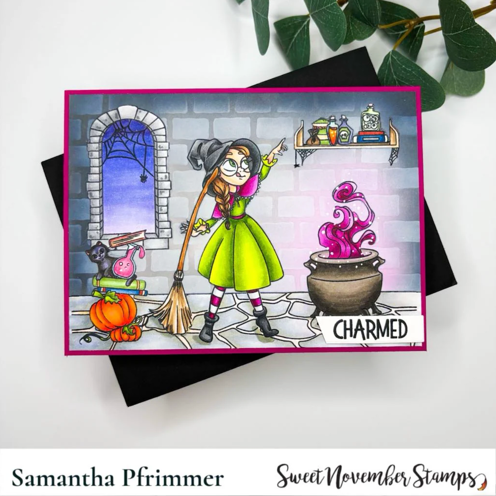 Sweet November Stamps Lucinda's Lair Clear Stamp Set sns-hw-ll-24