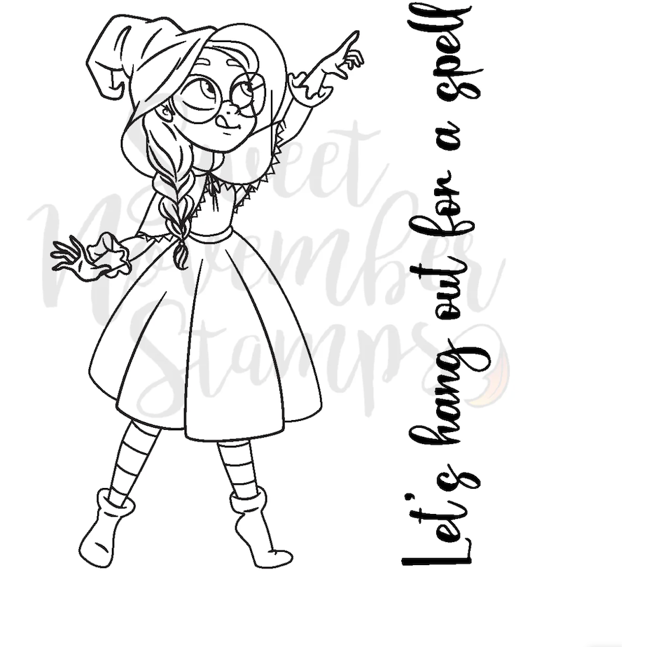 Sweet November Stamps Lucinda's Lair Clear Stamp Set sns-hw-ll-24