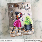 Sweet November Stamps Lucinda's Lair Clear Stamp Set sns-hw-ll-24