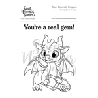 Sweet November Stamps May Emerald Dragon Clear Stamp Set sns-me-dg-25