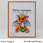 Sweet November Stamps May Emerald Dragon Clear Stamp Set sns-me-dg-25 elaine