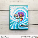 Sweet November Stamps Mer Friends Clear Stamp Set sns-mf-mm-25 yen