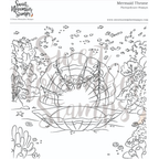 Sweet November Stamps Mermaid Throne Clear Stamp Set sns-bg-mt-26