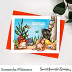 Sweet November Stamps Merwee Gabby Guppies Clear Stamp Set sns-gg-mm-25 samantha