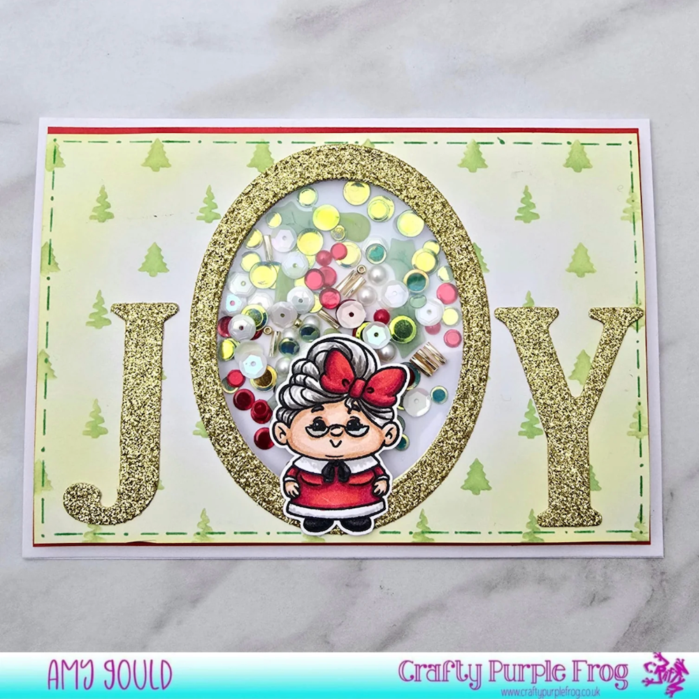 Sweet November Stamps Mistletoe and Holly Embellishment Mix sns-sq-mh-24 joy