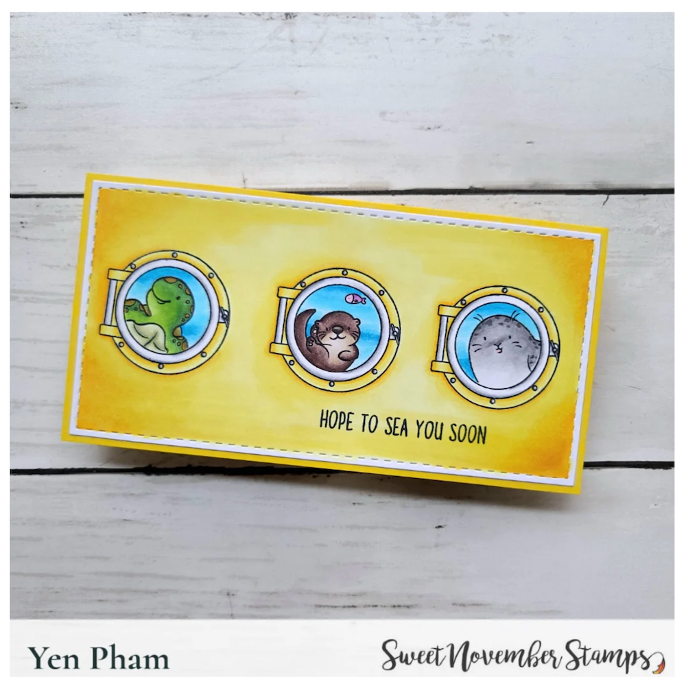 Sweet November Stamps More Mer Friends Clear Stamp Set sns-mm-mf-26 yen