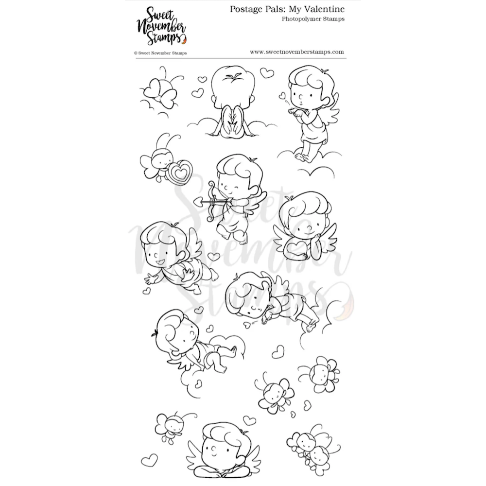 Sweet November Stamps My Valentine Clear Stamp Set sns-pp-mv-26