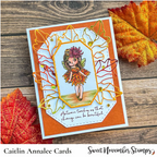 Sweet November Stamps November Chrysanthemum Fairy Clear Stamp Set sns-mf-ry-24 caitlin