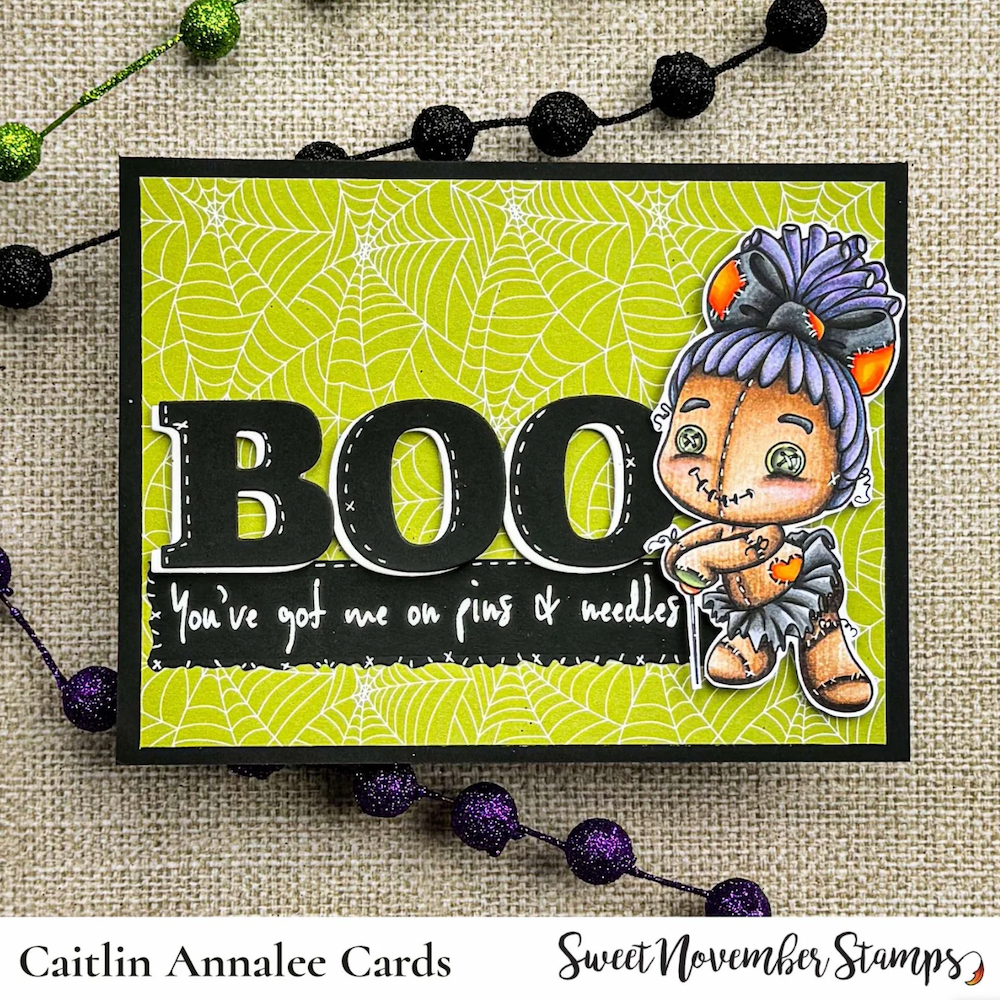Sweet November Stamps Pins and Needles Clear Stamp Set sns-hw-pn-24