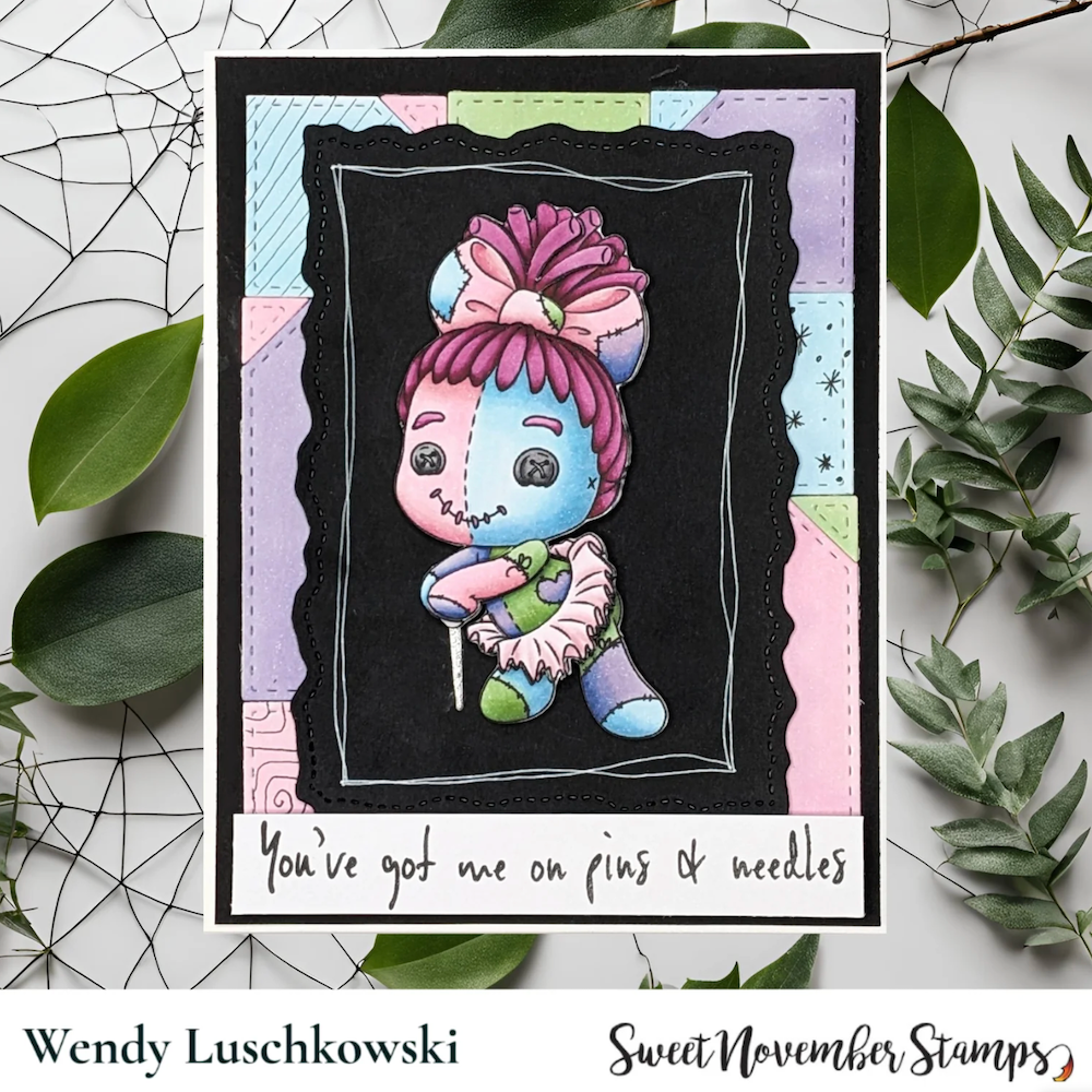 Sweet November Stamps Pins and Needles Clear Stamp Set sns-hw-pn-24