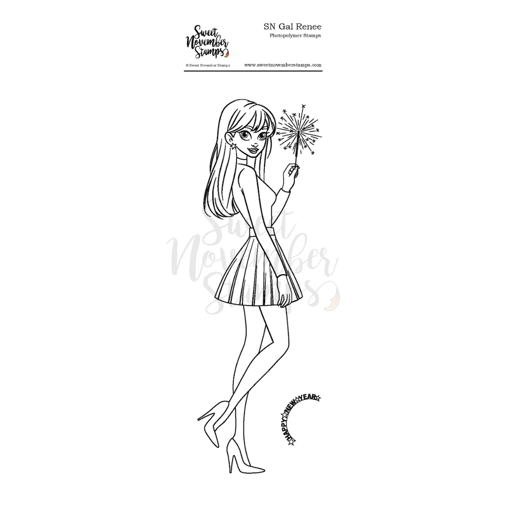 Sweet November Stamps Renee Clear Stamp Set sns-sn-re-25