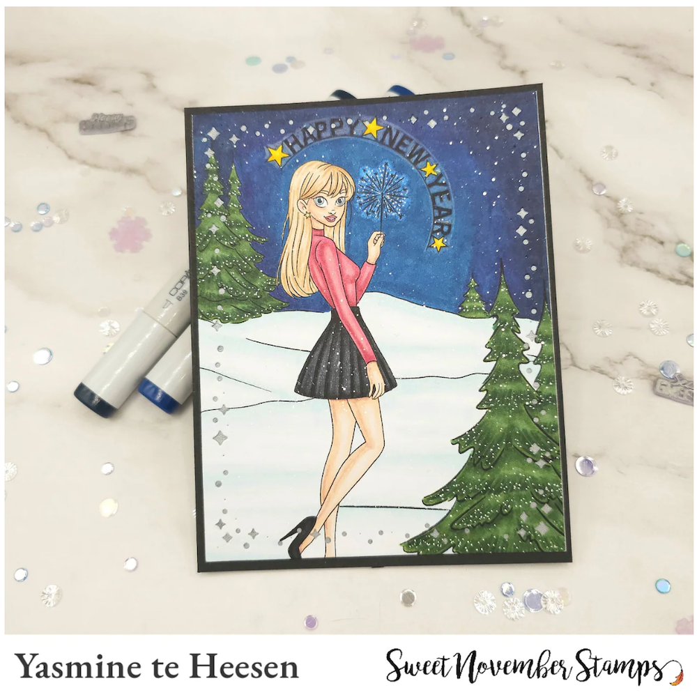 Sweet November Stamps Renee Clear Stamp Set sns-sn-re-25 yasmine