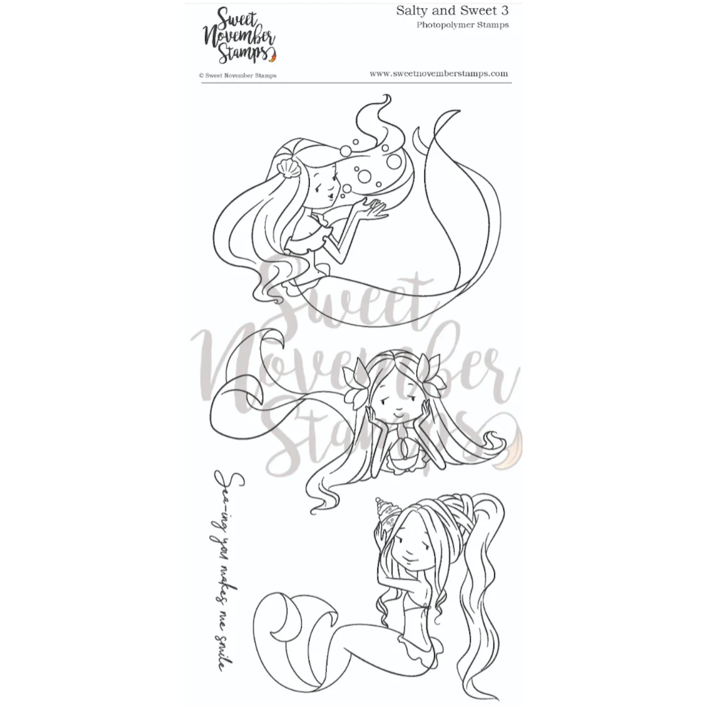 Sweet November Stamps Salty and Sweet 3 Clear Stamp Set sns-mm-ss-26