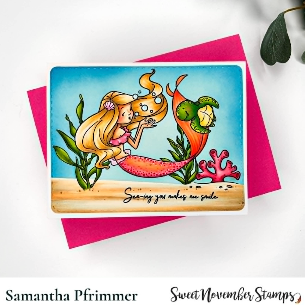 Sweet November Stamps Salty and Sweet 3 Clear Stamp Set sns-mm-ss-26 smile