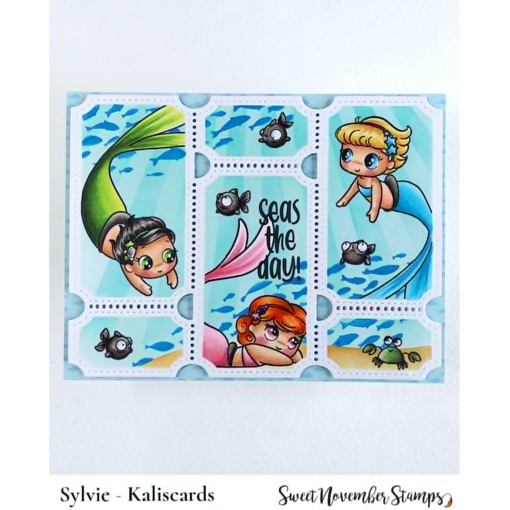 Sweet November Stamps Sea Babies Clear Stamp Set sns-mm-sb-26 sylvie
