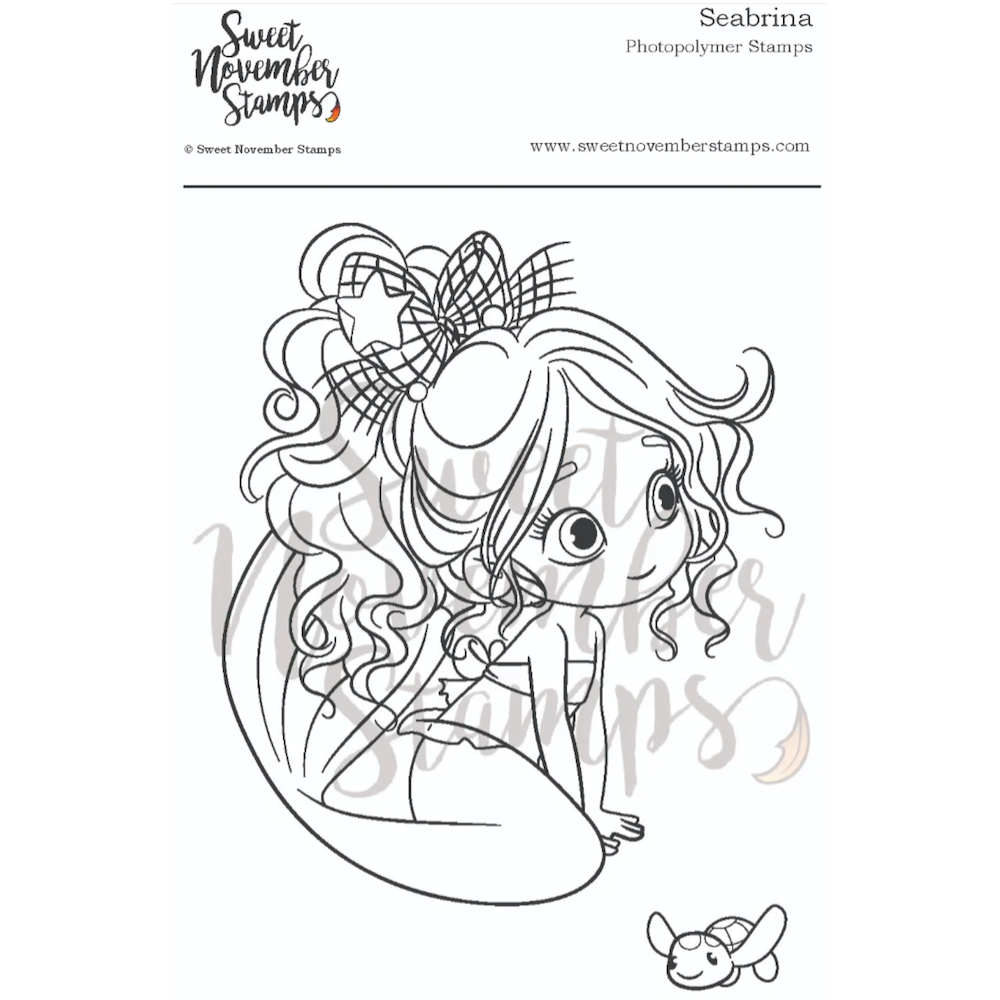 Sweet November Stamps Seabrina Clear Stamp Set sns-ch-se-26