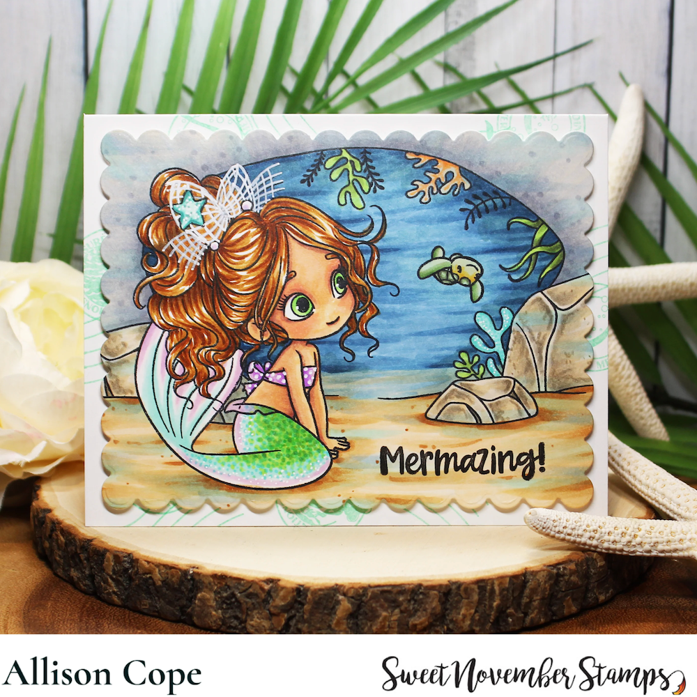 Sweet November Stamps Seabrina Clear Stamp Set sns-ch-se-26 allison