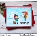 Sweet November Stamps Snow Days Clear Stamp Set sns-sd-wn-25 enrica