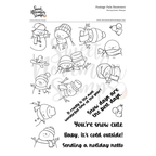 Sweet November Stamps Snowmen Postage Pals Clear Stamp Set sns-pp-sm-25