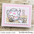 Sweet November Stamps Spill the Tea Clear Stamp Set sns-fb-st-25 caitlin