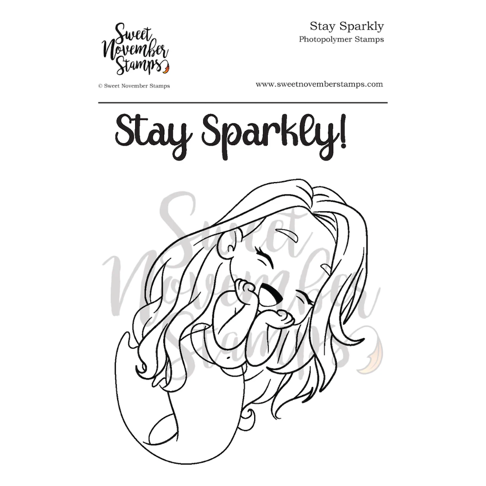 Sweet November Stamps Stay Sparkly Clear Stamp Set sns-ss-mm-25