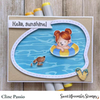 Sweet November Stamps Sunny Smiles Clear Stamp Set sns-ss-sr-25 hello