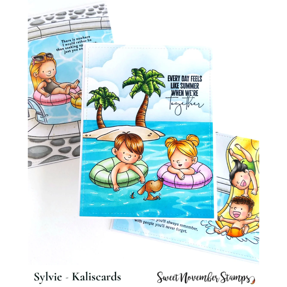 Sweet November Stamps Sunny Smiles Clear Stamp Set sns-ss-sr-25 sylvie