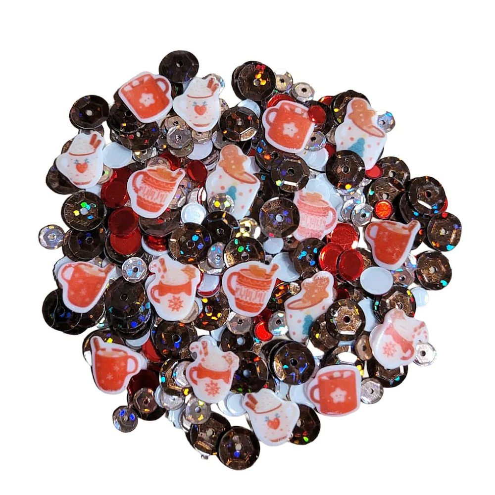 Sweet November Stamps Sweet Sips Embellishment Mix sns-sq-ss-25
