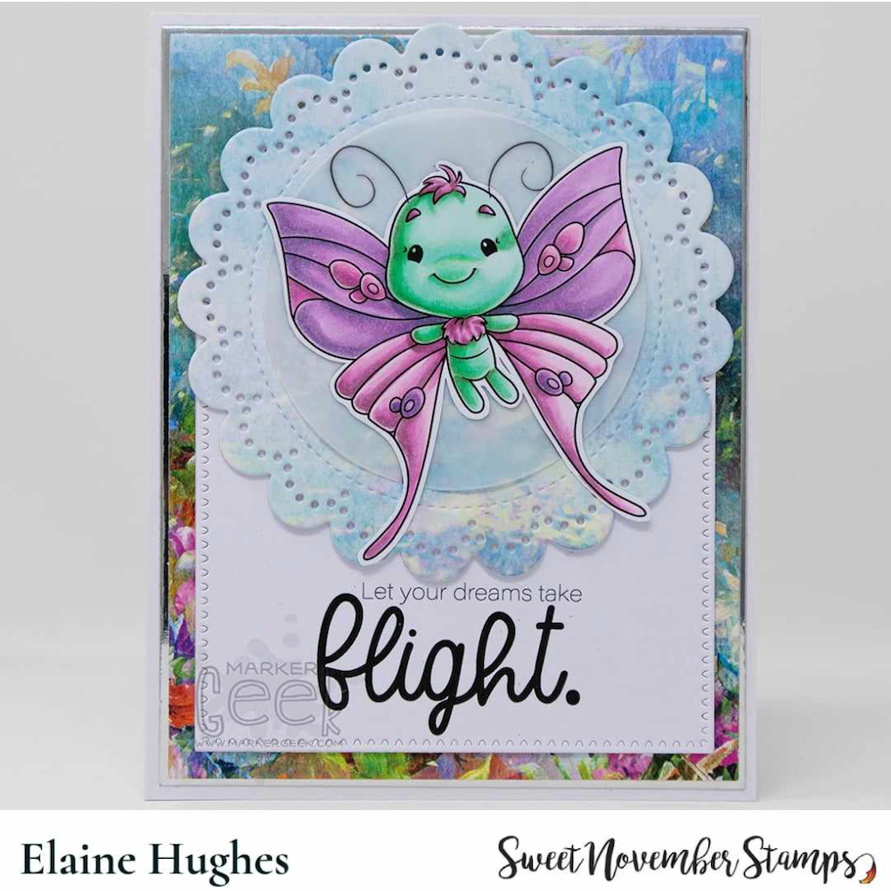 Sweet November Stamps Take Flight Clear Stamp Set sns-tf-sp-25 flight