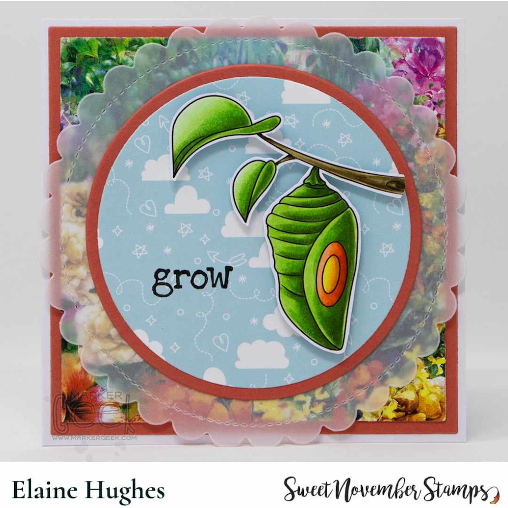 Sweet November Stamps Take Flight Clear Stamp Set sns-tf-sp-25 grow