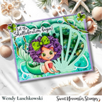 Sweet November Stamps Tidepool Tangle Embellishment Mix sns-sq-tt-26 mermaid