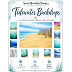 Sweet November Stamps Tidewater Backdrops Clear Stamp Set sns-a2-cf-tb
