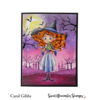 Sweet November Stamps Toil and Trouble Clear Stamp Set sns-tt-hw-25 carol