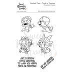 Sweet November Stamps Trick or Treaters Clear Stamp Set sns-hw-tt-24*