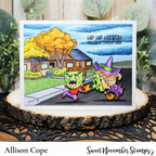 Sweet November Stamps Trick or Treaters Clear Stamp Set sns-hw-tt-24*