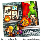 Sweet November Stamps Trick or Treaters Clear Stamp Set sns-hw-tt-24*