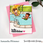 Sweet November Stamps Water Park Party Clear Stamp Set sns-wp-sr-25 samantha