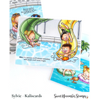Sweet November Stamps Water Park Party Clear Stamp Set sns-wp-sr-25 sylvie