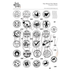 Sweet November Stamps Year Round Post Marks Clear Stamp Set sns-fb-pm-25
