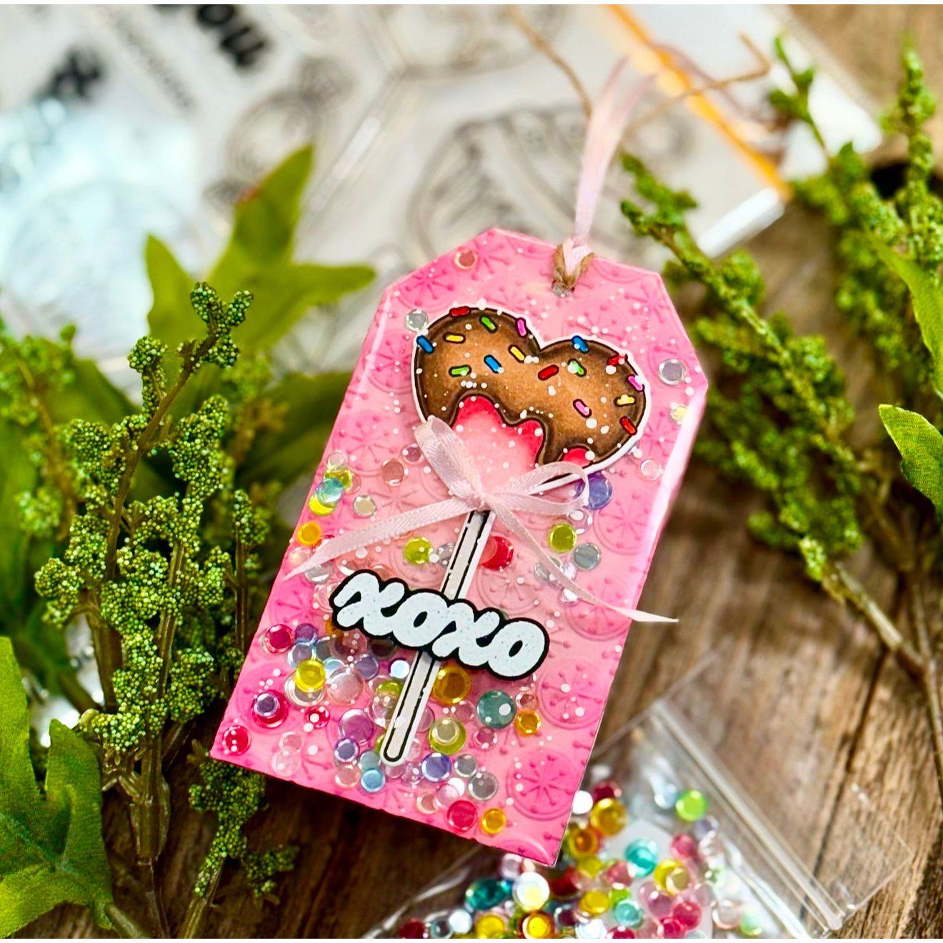Simon Says Stamp Sweet Treats Wafer Dies 1253sdc To Be Loved Love Tag
