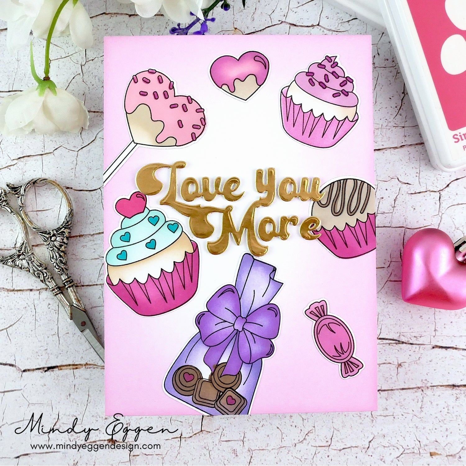 Simon Says Stamps and Dies Sweet Treats set913st To Be Loved Love Card | color-code:ALT05