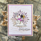 Simon Says Stamp Embossing Folder Swirling Snowbreeze sf564 Heart to Heart