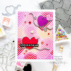 Simon Says Clear Stamps Swirly Hearts 3173ssc To Be Loved Love Card | color-code:ALT03