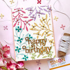 Simon Says Clear Stamps Swiss Dots 2205ssc Moments in Time Birthday Card