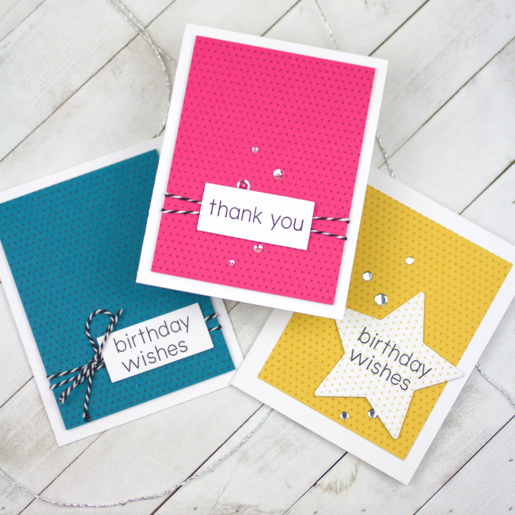 Simon Says Clear Stamps Swiss Dots 2205ssc Moments in Time Card Set