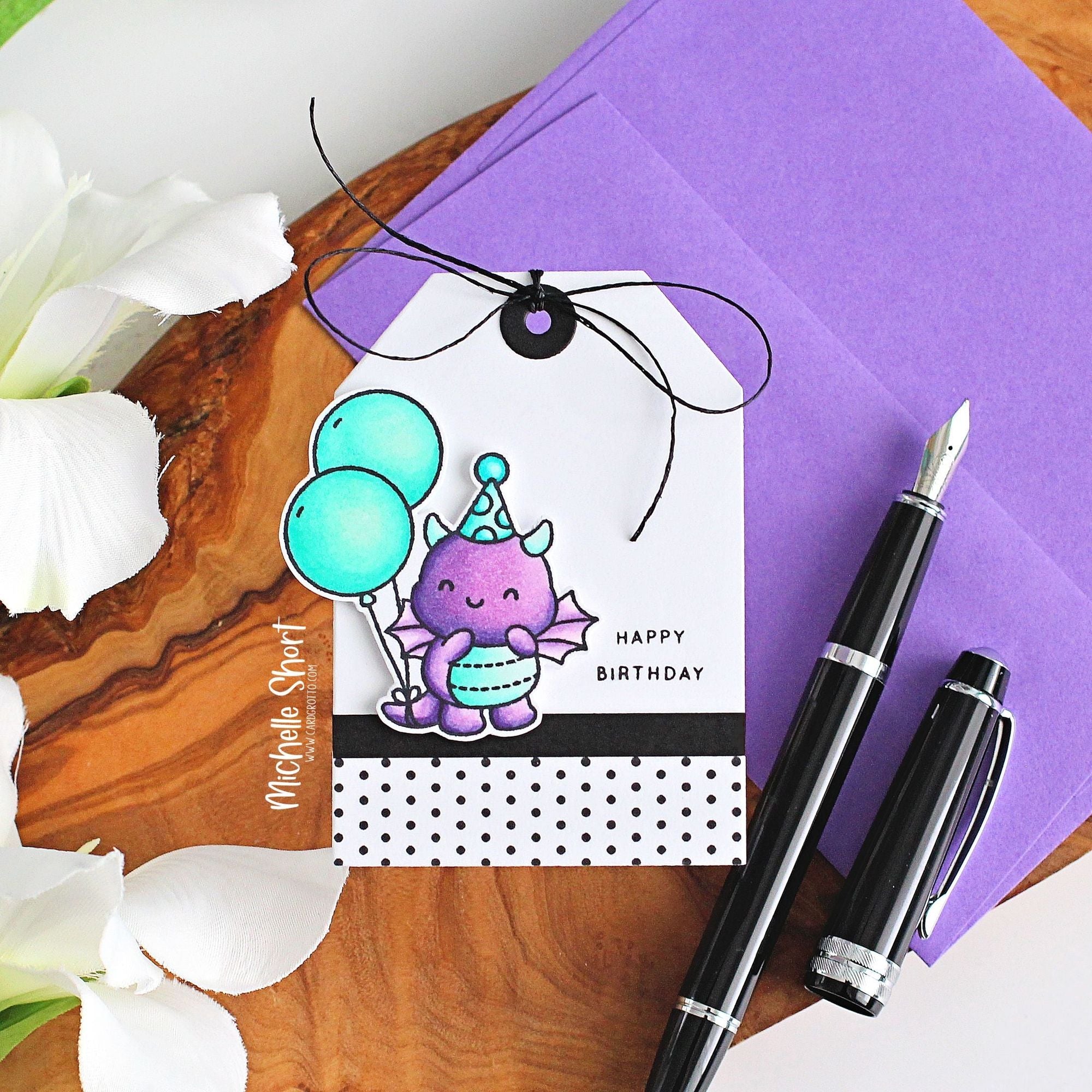 Simon Says Clear Stamps Swiss Dots 2205ssc Moments in Time Birthday Tag | color-code:ALT02
