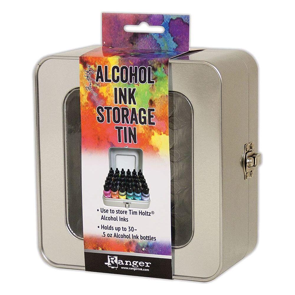 Tim Holtz Stackable Ink Storage Tin Ranger tac58618 side view